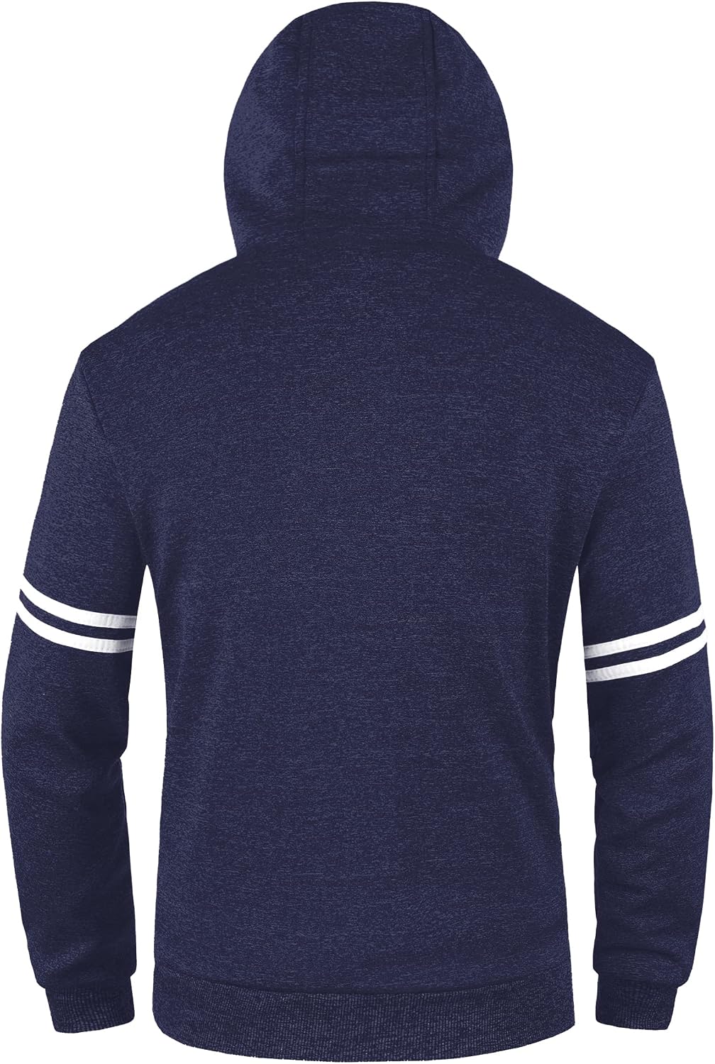 Soft Fleece Fashion Hooded Sweatshirt Zip Up Sports Sweater image 2