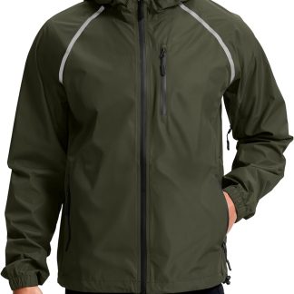 Cycling Rain Jackets Waterproof Running Bike Windbreaker image 1